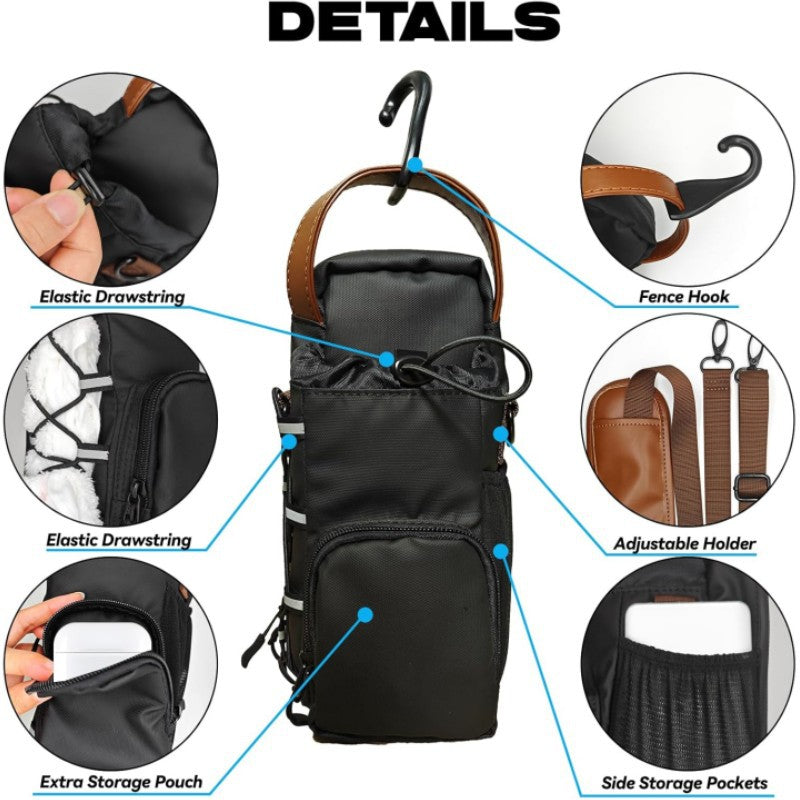 Waterproof Gym Sport Bag – Portable Weekend Bag with Water Bottle Holder & Multiple Compartments
