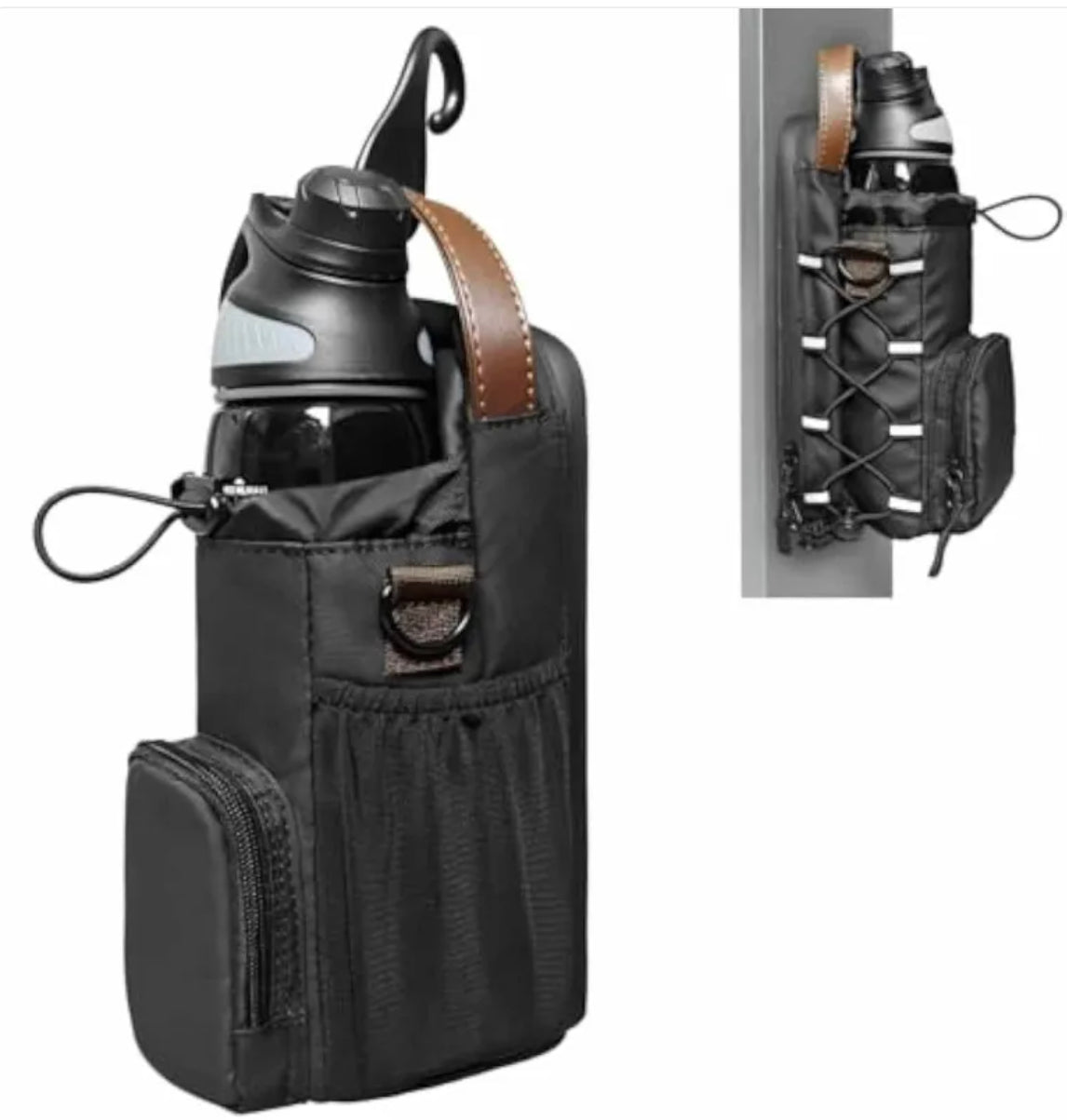 Waterproof Gym Sport Bag – Portable Weekend Bag with Water Bottle Holder & Multiple Compartments